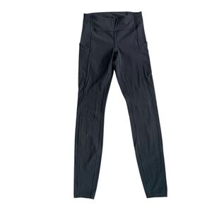 Lululemon Speed Up Tight 28"  Brushed Full-On Luxtreme W5CANS Black Size 4